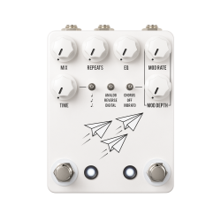 JHS Flight Delay - White - Reverse Analog Digital Chorus Vibrato w/ Tap Tempo