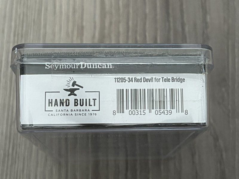 Image 2 of Seymour Duncan Red Devil Tele Bridge - BLACK