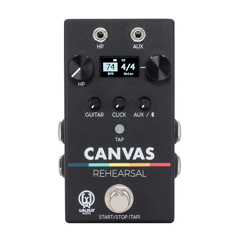 Image 0 of Walrus Audio Canvas Rehersal Pedal Metronome / Headphone Amp / Bluetooth / MIDI