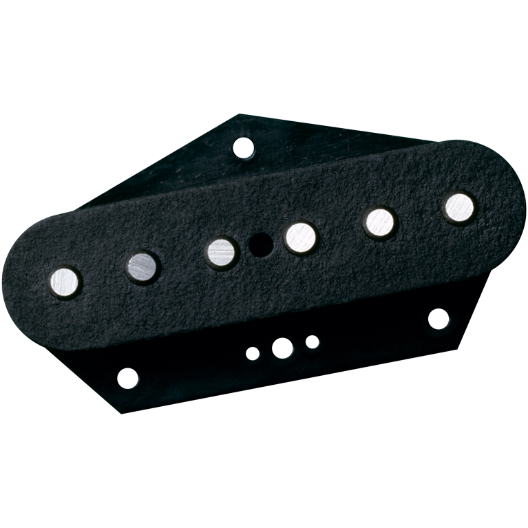 Image 2 of DiMarzio DP421BK Area Hot T Bridge Pickup - Black / Tele Telecaster