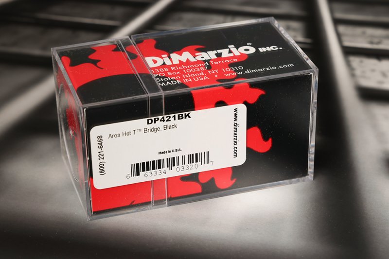 Image 1 of DiMarzio DP421BK Area Hot T Bridge Pickup - Black / Tele Telecaster