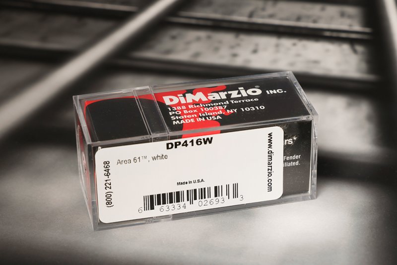 Image 1 of DiMarzio DP416W Area 61 Single Coil Pickup / Strat