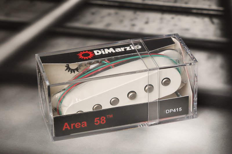 Image 0 of DiMarzio DP415W Area 58 Pickup - White Single Coil Strat