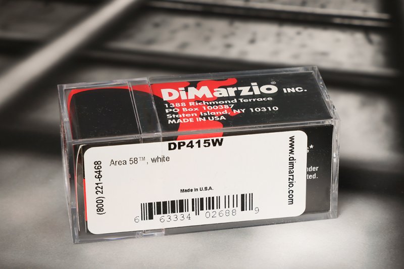 Image 1 of DiMarzio DP415W Area 58 Pickup - White Single Coil Strat