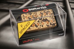 DiMarzio DP289FSGBK UtoPIA Bridge - Black & Gold Humbucker / F-spaced