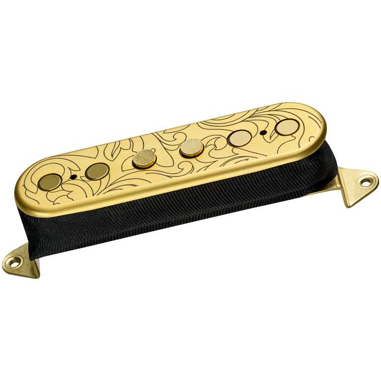 Image 2 of DiMarzio DP288F UtoPIA Middle Pickup Single Coil - Satin Gold / F-spaced
