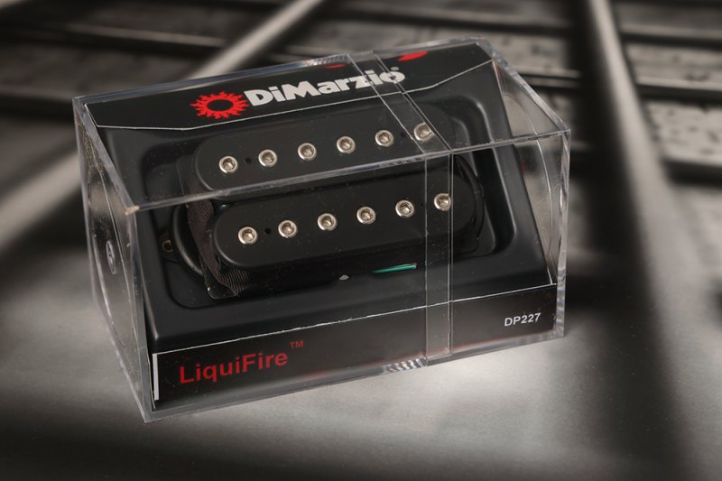 Image 0 of DiMarzio DP227BK Liquifire Humbucker - Black / Standard Spacing
