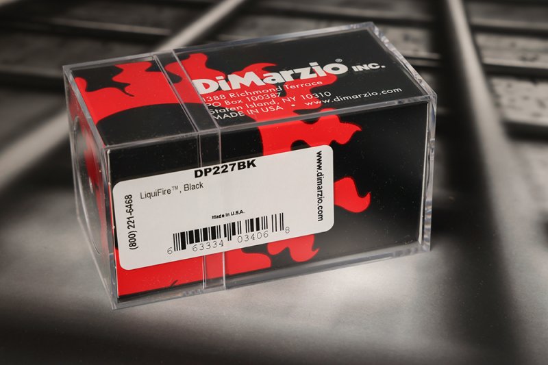 Image 1 of DiMarzio DP227BK Liquifire Humbucker - Black / Standard Spacing