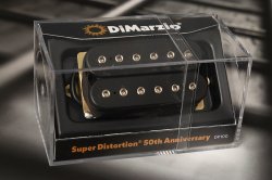 DiMarzio DP100BK Super Distortion Humbucker - Black / Standard Spacing