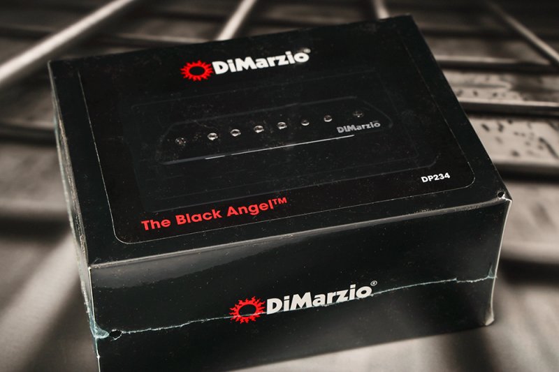 Image 0 of DiMarzio DP234 The Black Angel Acoustic Pickup - Black