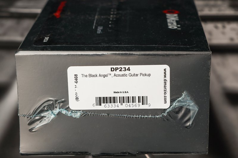 Image 1 of DiMarzio DP234 The Black Angel Acoustic Pickup - Black