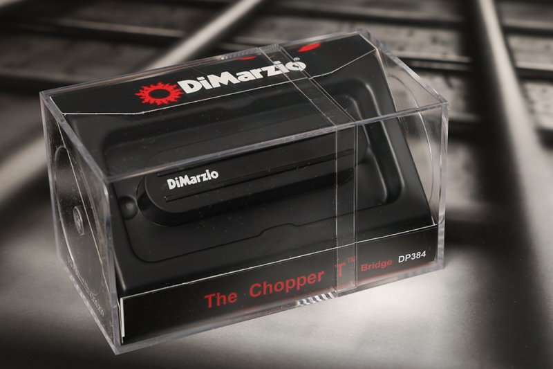 Image 0 of DiMarzio DP384BK The Chopper T Bridge - Black / Tele Telecaster