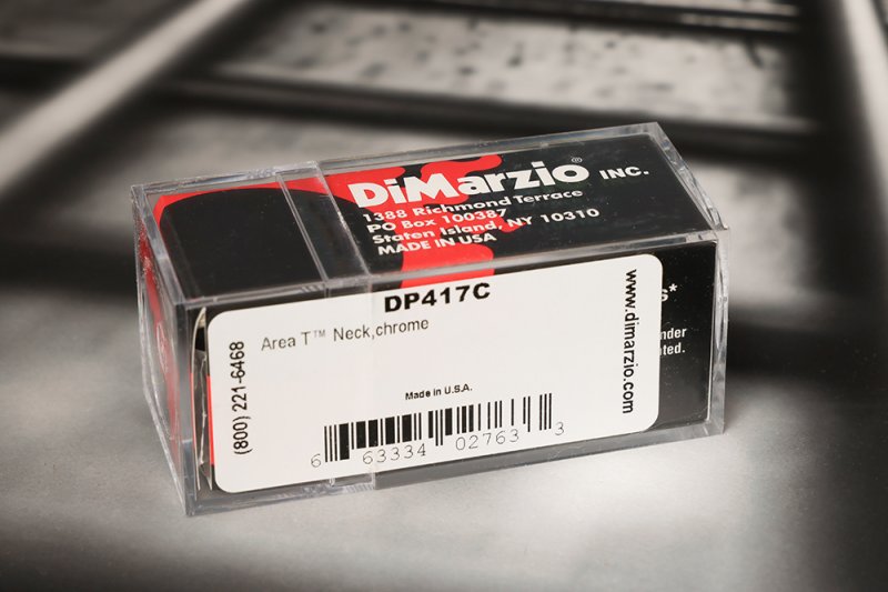Image 1 of DiMarzio DP417C Area T Neck Pickup - Chrome Cover / Tele Telecaster