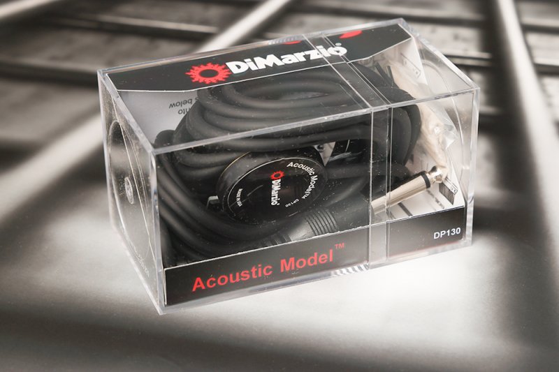 Image 0 of DiMarzio DP130BK Acoustic Model Guitar Pickup - Black