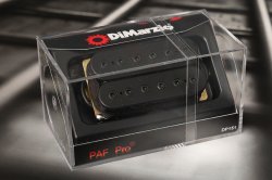 DiMarzio DP151BK PAF Pro Humbucker - Black / Standard Spacing