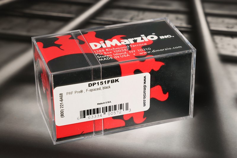 Image 1 of DiMarzio DP151FBK PAF Pro F-Spaced Humbucker - Black