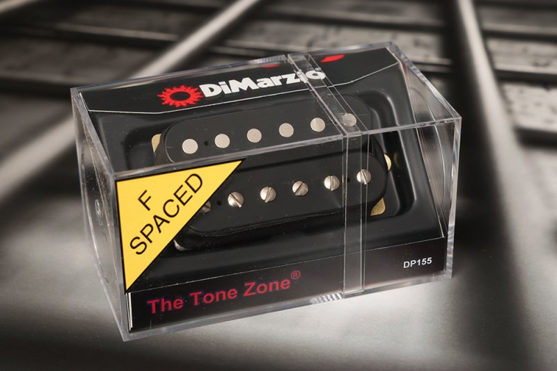 Image 0 of DiMarzio DP155FBK The Tone Zone Humbucker - Black / F-spaced