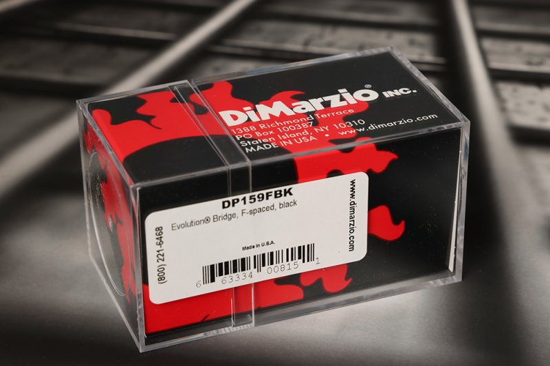 Image 1 of DiMarzio DP159FBK Evolution F-Spaced Bridge Humbucker - Black