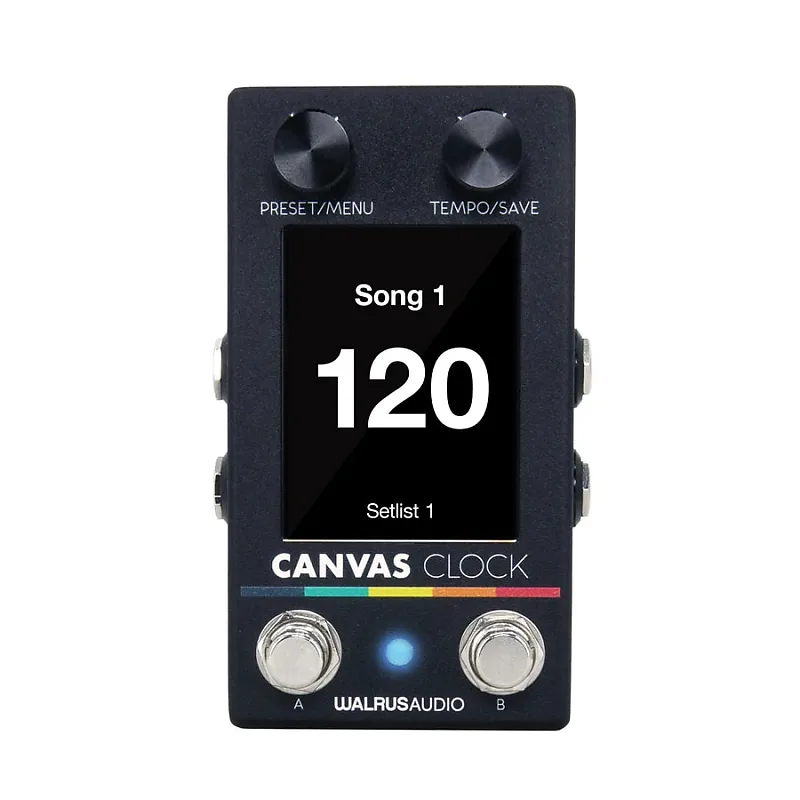 Walrus Audio Canvas Clock - MIDI Clock Pedal - Black