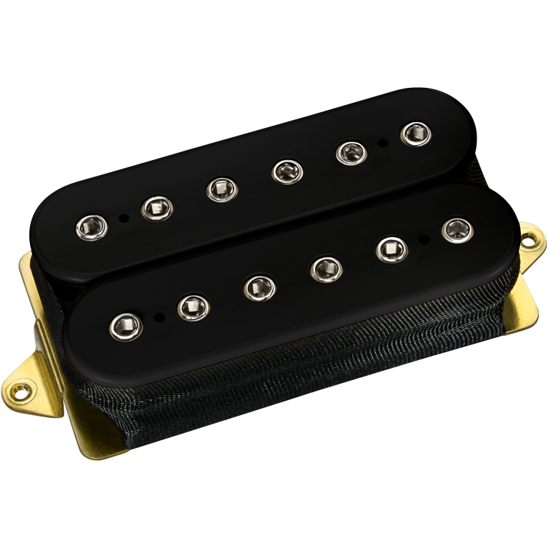 Image 2 of DiMarzio DP100FBK Super Distortion Humbucker - Black / F-spaced