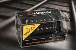 DiMarzio DP100FBK Super Distortion Humbucker - Black / F-spaced