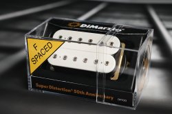 DiMarzio DP100FW Super Distortion Humbucker - White / F-spaced