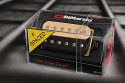 DiMarzio DP155FBC The Tone Zone F-Spaced Humbucker - Black/Cream