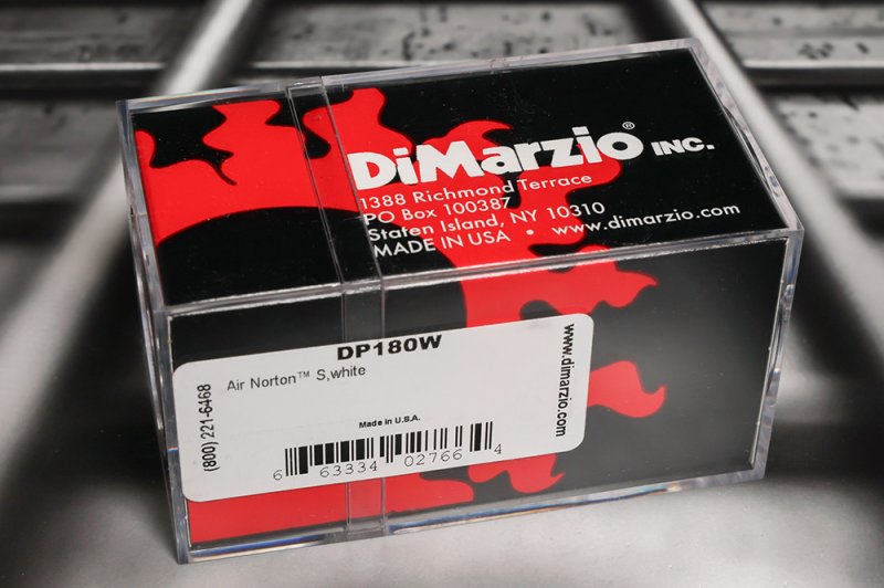 Image 1 of DiMarzio DP180W Air Norton S Rails Strat Pickup - White