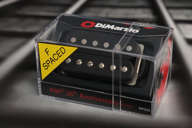 Image 0 of DiMarzio DP223FBK PAF 36th Anniversary F-Spaced Bridge Humbucker - Black