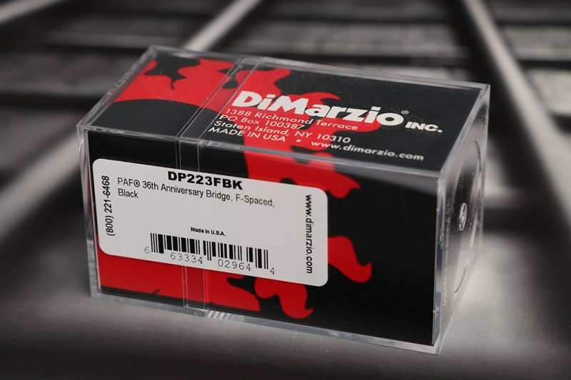 Image 1 of DiMarzio DP223FBK PAF 36th Anniversary F-Spaced Bridge Humbucker - Black