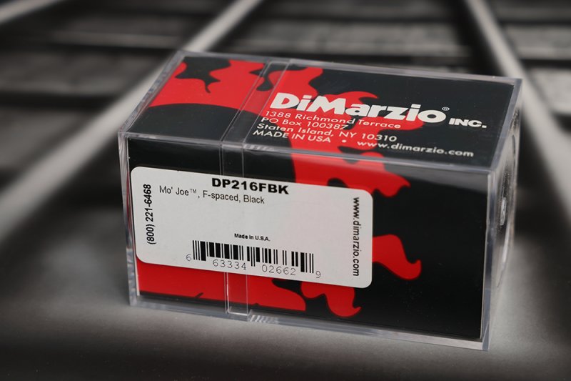 Image 1 of DiMarzio DP216FBK Mo' Joe F-Spaced Humbucker - Black / F-Spaced - Joe Satriani