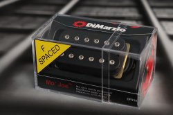 DiMarzio DP216FBK Mo' Joe F-Spaced Humbucker - Black / F-Spaced - Joe Satriani