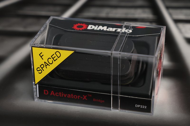 Image 0 of DiMarzio DP222BK D Activator-X Bridge Humbucker - Black / Standard Spacing