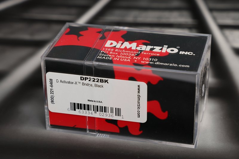 Image 1 of DiMarzio DP222BK D Activator-X Bridge Humbucker - Black / Standard Spacing