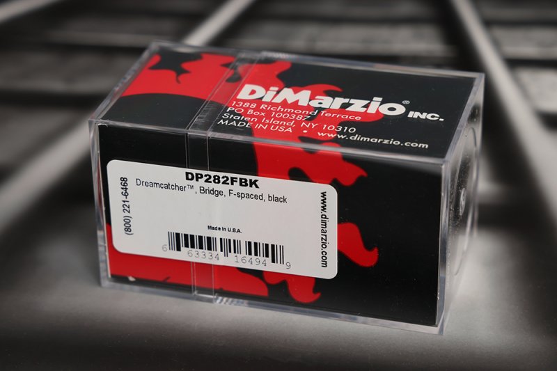 Image 1 of Dimarzio DP282FBK Dreamcatcher Bridge Humbucker - Black / F-Spaced - John Petruc