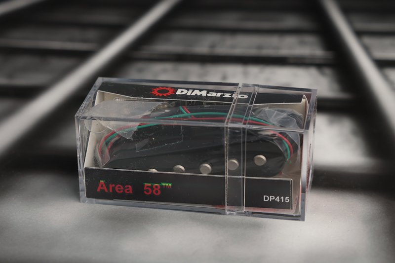 Image 0 of DiMarzio DP415BK Area 58 Single Coil Pickup - Black / Strat