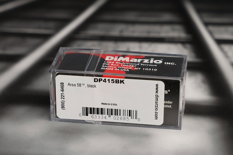 Image 1 of DiMarzio DP415BK Area 58 Single Coil Pickup - Black / Strat