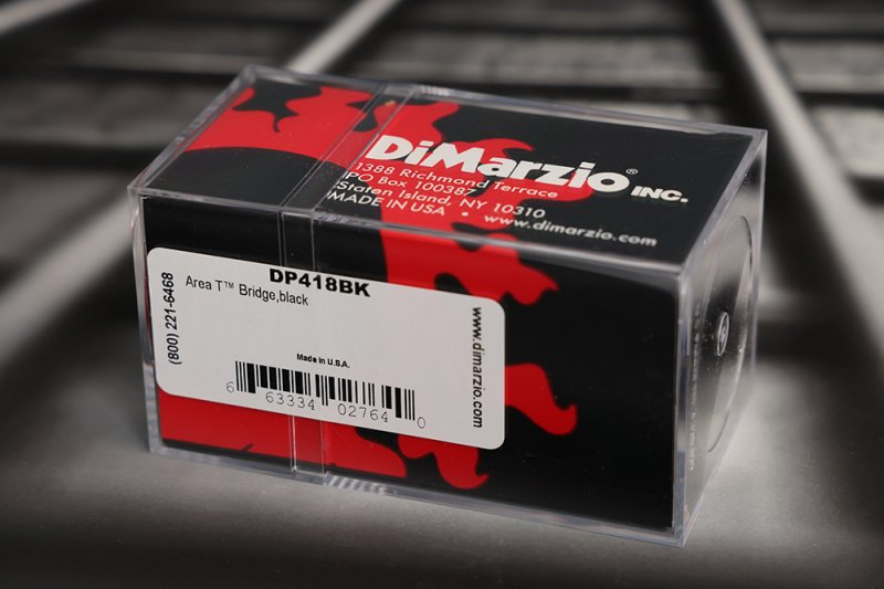 Image 1 of DiMarzio DP418BK Area T Tele Bridge Pickup - Black
