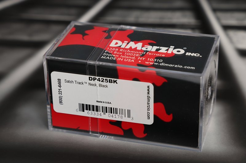 Image 1 of DiMarzio DP425BK Satch Track Neck Pickup - Black / Joe Satriani