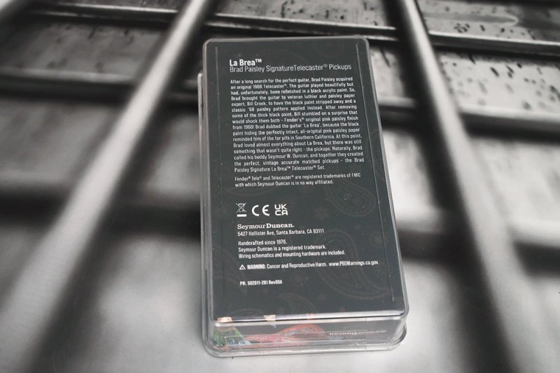 Image 1 of Seymour Duncan Brad Paisley Signature La Brea Tele Bridge Pickup - Black