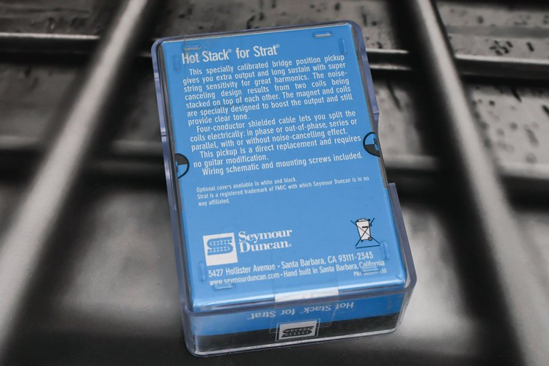 Image 1 of Seymour Duncan STK-S2n Hot Stack Strat Neck Pickup - Black