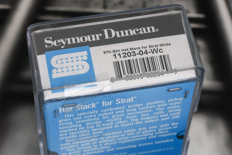 Image 2 of Seymour Duncan STK-S2n Hot Stack Strat Neck Pickup - White
