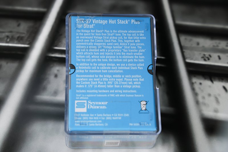 Image 1 of Seymour Duncan STK-S7 Vintage Hot Stack Plus Strat Pickup - Black