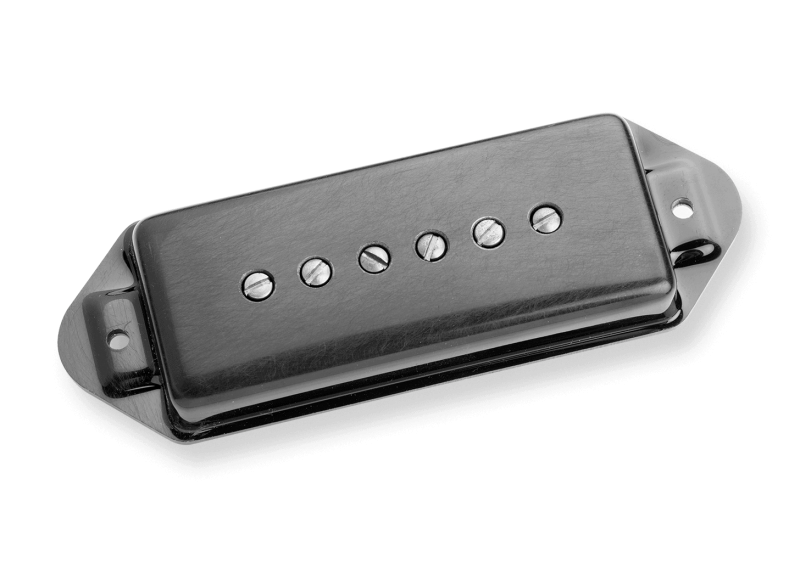 Image 0 of Seymour Duncan Antiquity P90 Dog Ear Bridge Pickup - Black