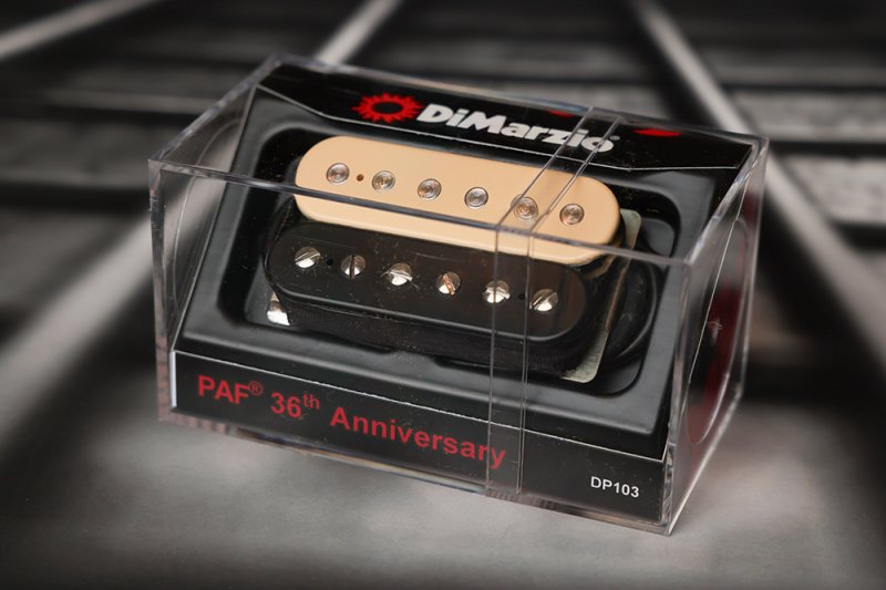 Image 0 of DiMarzio DP103BC PAF 36th Anniversary Neck - Black/Cream / Standard spaced