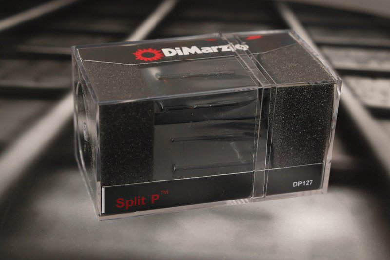 Image 0 of DiMarzio DP127BK Split P Bass Pickup - Black / Black Pole Pieces