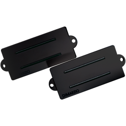 DiMarzio DP127BK Split P Bass Pickup - Black / Black Pole Pieces