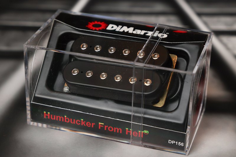 Image 0 of DiMarzio DP156BK Humbucker From Hell Neck Pickup - Black