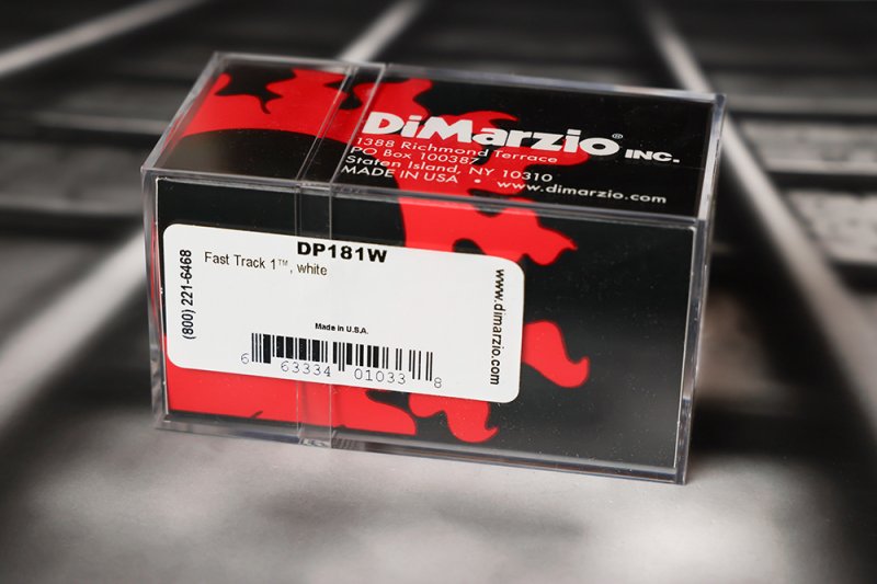 Image 1 of DiMarzio DP181W Fast Track 1 Single Coil Pickup - White