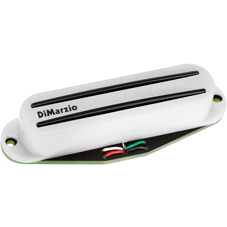 Image 0 of DiMarzio DP182W Fast Track 2 Single Coil Bridge Pickup - White